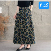 دامن پرفروش کتان طرح سنتی وارداتی