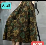 دامن پرفروش کتان طرح سنتی وارداتی