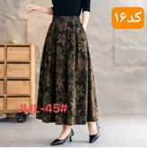 دامن پرفروش کتان طرح سنتی وارداتی